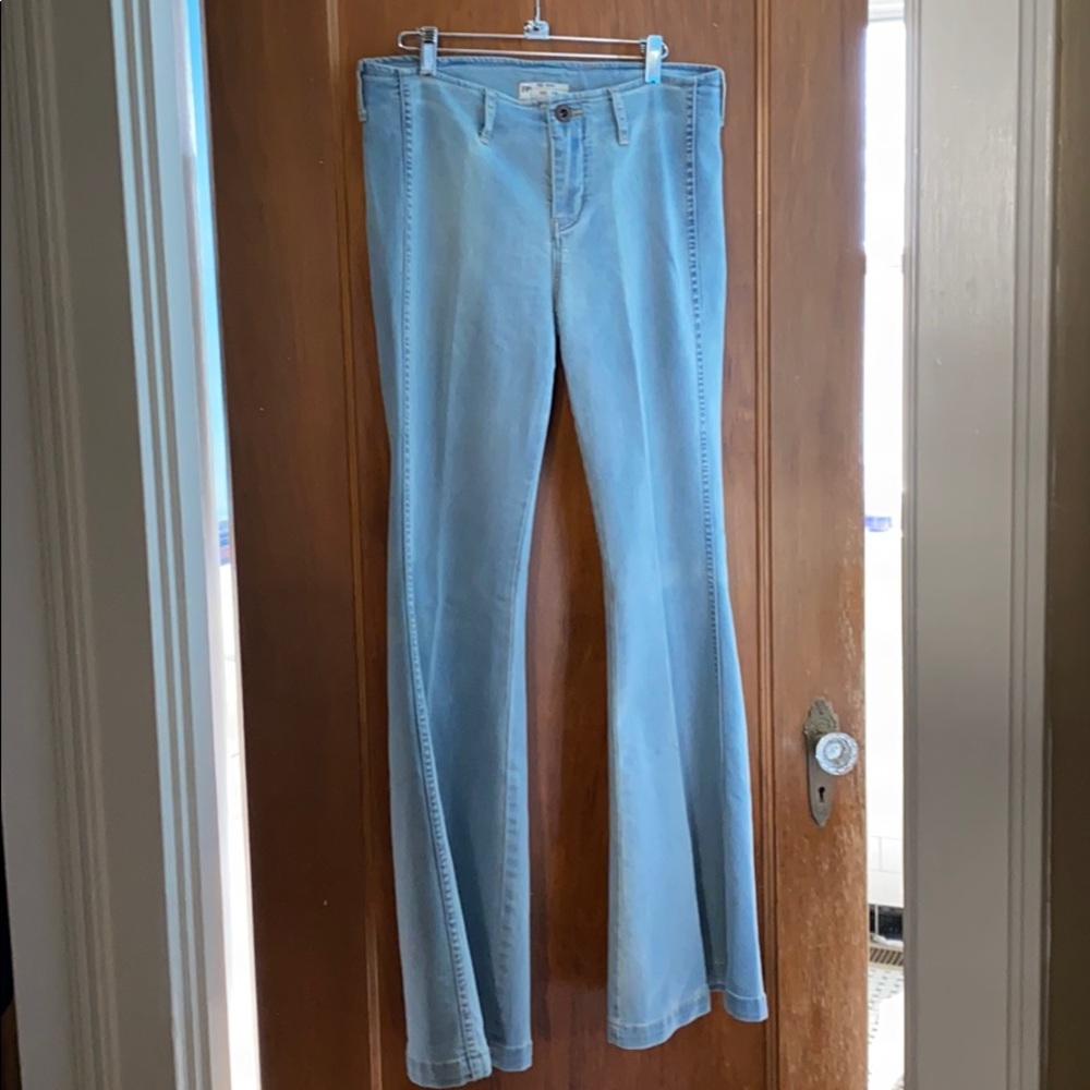 Free People Jeans, Wide Leg (Bell Bottoms) Size 28